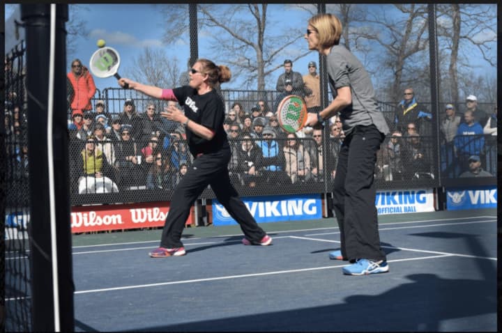 Cynthia Dardis, left, and doubles partner Amy Shay, right, 2016 APTA women’s national finalists, are primed for the first APTA Grand Prix of the 2016-17 season Saturday and Sunday at the Patterson Club Open in Fairfield.