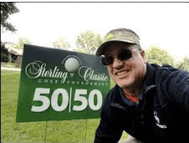New Sterling House development director Christopher Carroll at the 25th Anniversary Sterling Classic Golf Tournament, which was held last month at the Oronoque Country Club in Stratford.