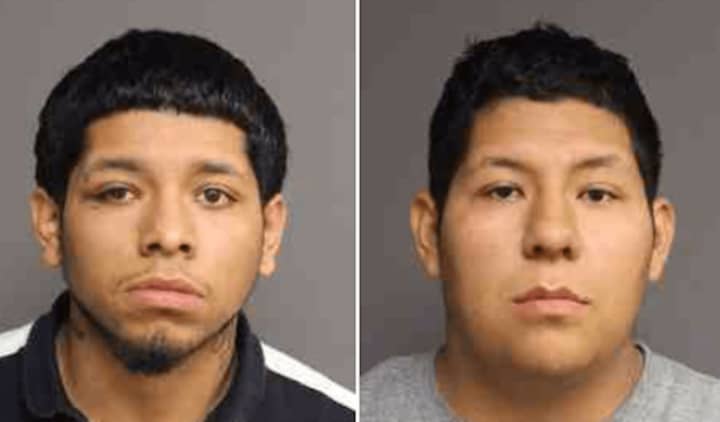 Oscar and Jose Aquilar, arrested on felony drug possession charges.