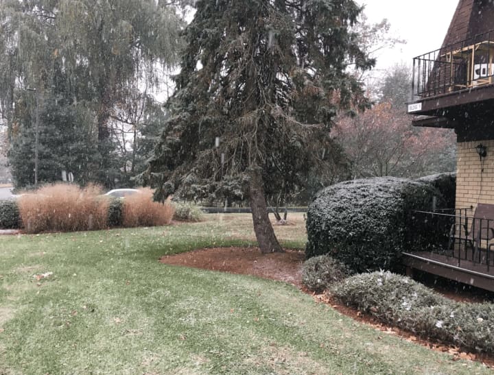 The season&#x27;s first snowflakes fall Thursday morning shortly after 9 a.m. in the Town of Poughkeepsie.