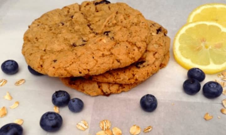 Lemon-blueberry cookies by Bradley Bake Shop.