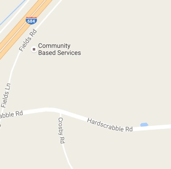 The fire is on Hardscrabble Road, just east of I-684.