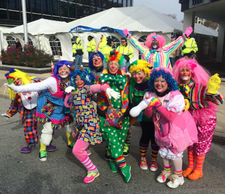 While the wind drove the large balloons away, clowns kept the crowds smiling at the 2016 Downtown Parade Spectacular.