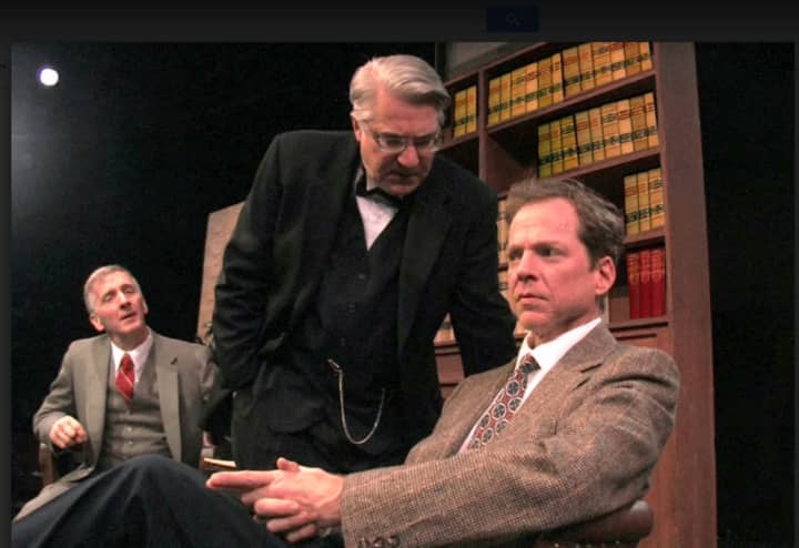 David Victor, Barry Hatrick and Travis Branch are among the talentd cast of 14 local actors in the Westport Community Theatre production of &quot;Witness for the Prosecution.&quot; The production runs through Sunday, Dec. 11.