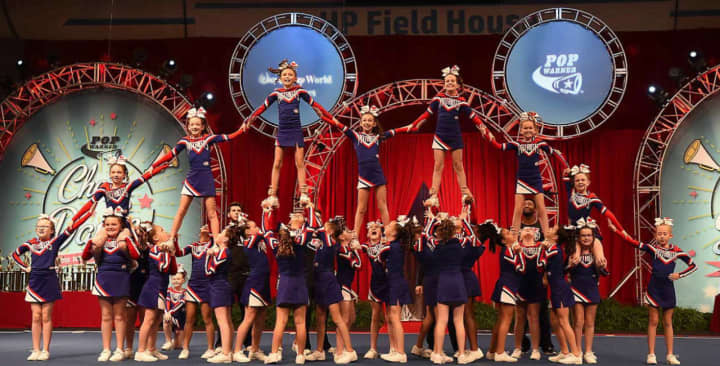 The Orange Patriot Cheerleaders place first in the nation during recent competitions at Disney in Orlando.