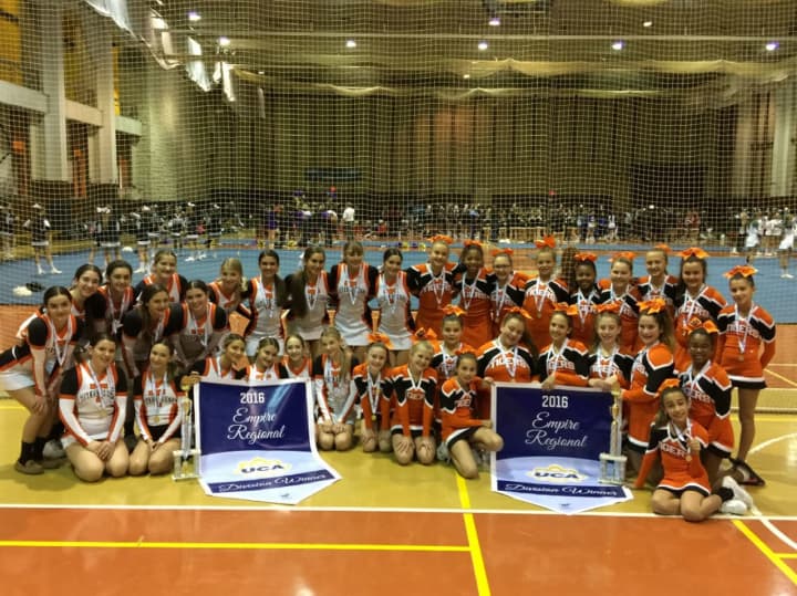The Tuckahoe Tigers Cheerleaders took top honors at the Empire Regionals in Long Island and head to the Nationals in Florida.