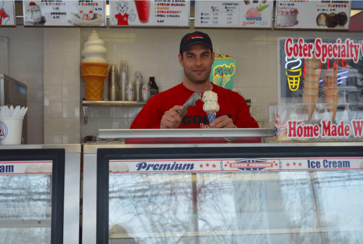 Justin Ragusa, owner at Gofer Ice Cream which has three locations in Fairfield County. His brother Jay Ragusa founded the company in 2003.