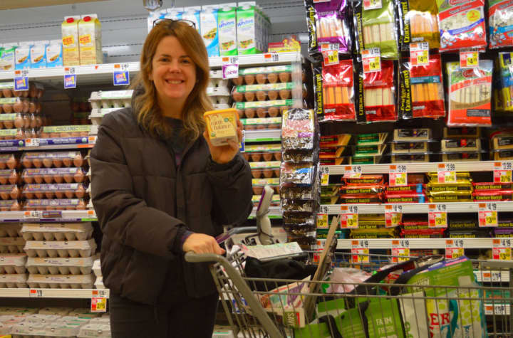 New Fairfield resident Dawn Hirsh, who is vegan, is happy about the expanded healthy food line that Stop &amp; Shop now carries.