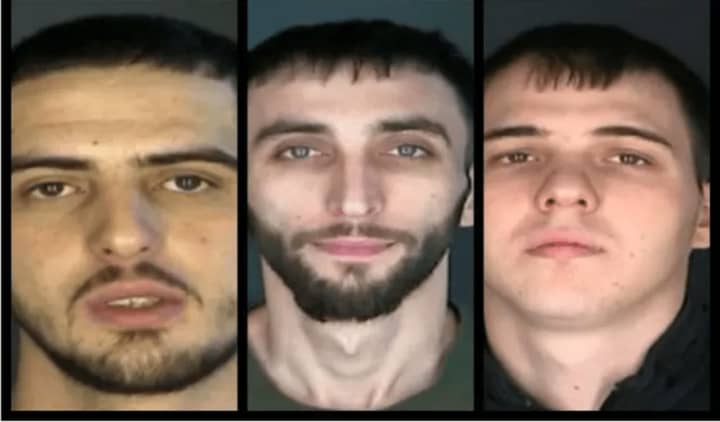 Orgen Hoxha, from Overlook Terrace, Clifton, New Jersey resident Armand Selmani, 23 and Bronx native Gramos Muhaxheri, 22, were arrested by Scarsdale police.