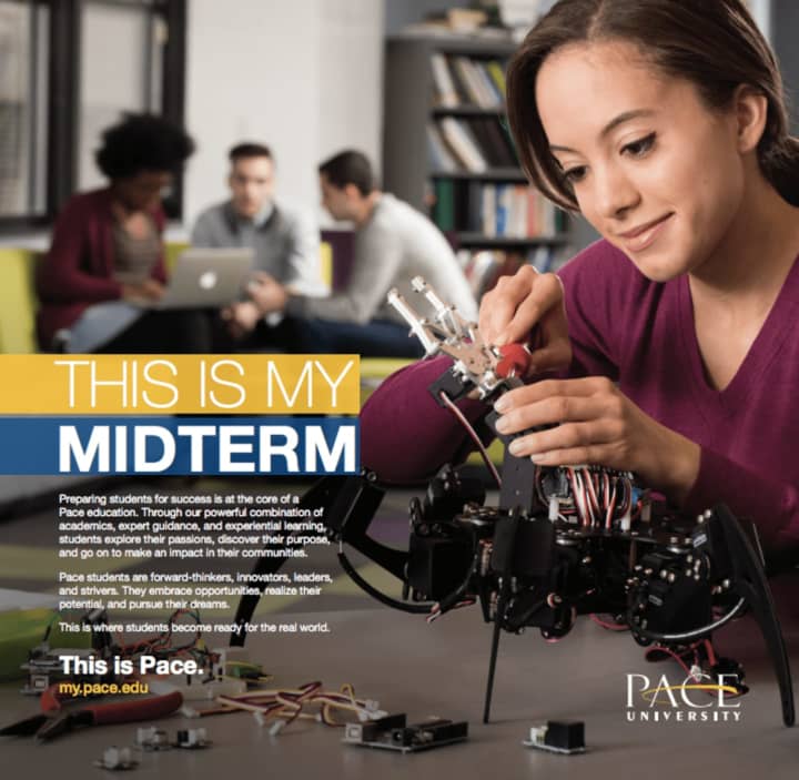 Pace University is featuring real students as part of its &quot;This is Pace&quot; brand campaign.