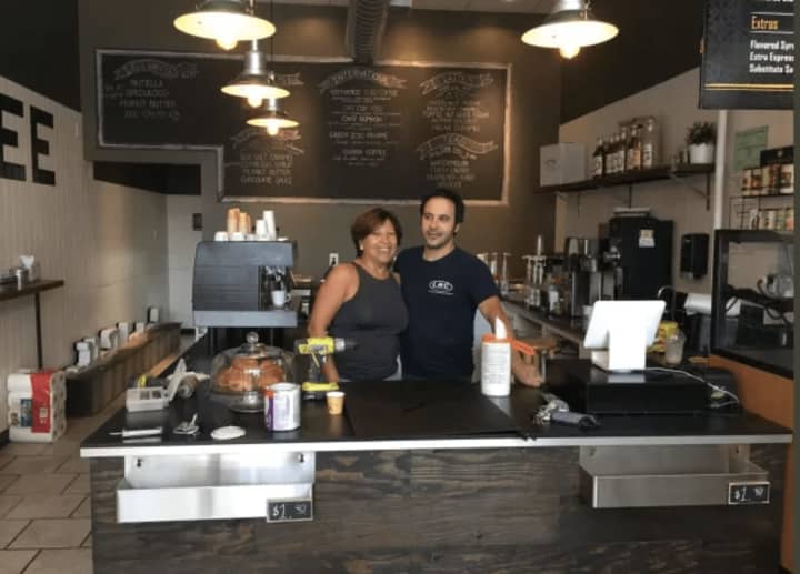 Sandra and Laurent Mesguich, owners of Salome Cafe in Clifton.