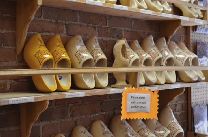 A Taste of Holland in Norwalk, a 25-year-old store owned by Justin Schenkels, carries everything Holland — from fish to cheese to chocolate, as well as souvenirs and wooden shoes.