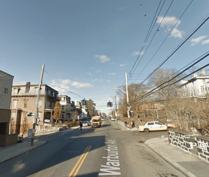 Police were dispatched to the intersection of Warburton and Lamartine Avenue in Yonkers for a reported shooting on Wednesday.