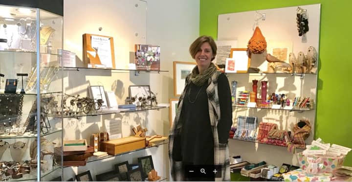 Morag Grassie, owner of Ally Bally Bee in Ridgefield, is opening a second location of the store in New Canaan on Thursday.