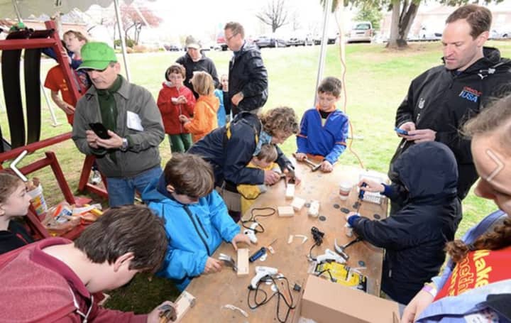 Adults and kids alike get their creative juices flowing at Maker Faire Westport.