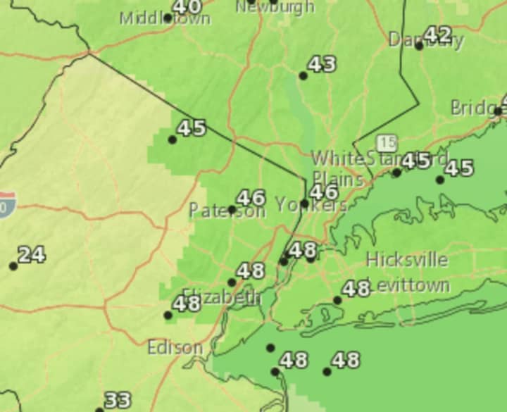 Light rain will linger in the forecast for Bergen County for most of the weekend.
