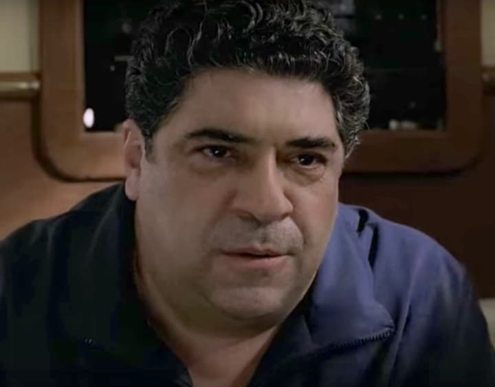 Vincent Pastore of New Rochelle as Big Pussy on &quot;The Sopranos&quot; is headed to Hackensack court.