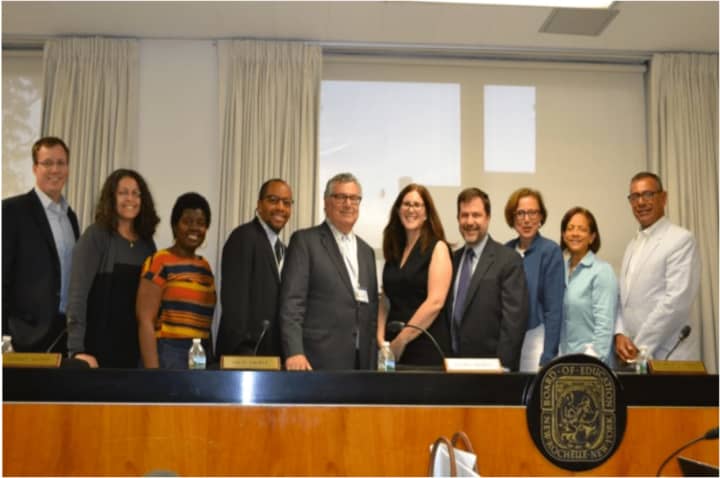 The New Rochelle Board of Education.