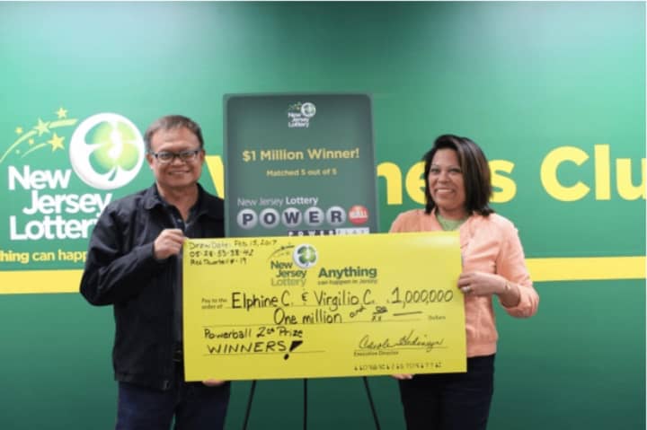 Elphine and Virgilio  of Rockland County will be splitting a $1 million winning ticket.