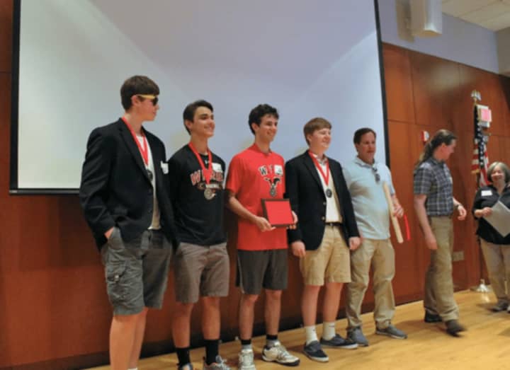 A team from Fairfield Warde High School competed in the Connecticut High School Geography Challenge.