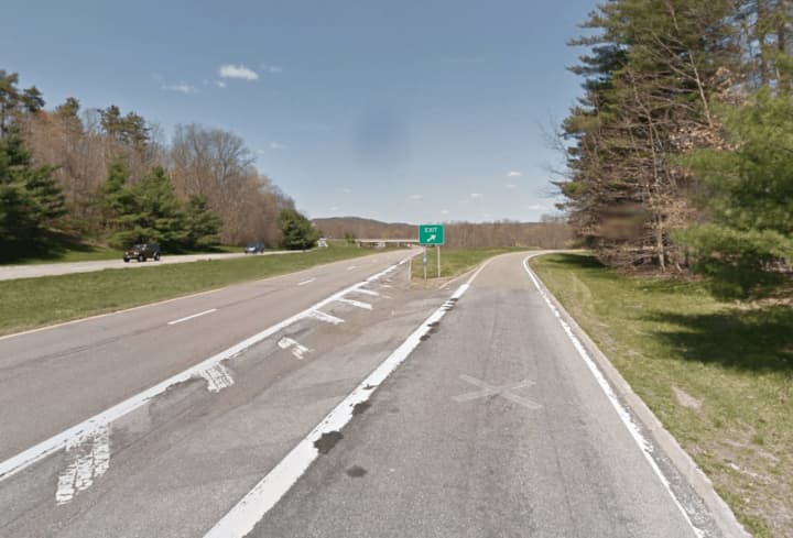 An 88-year-old woman was injured Friday when she lost control of her car on the Taconic State Parkway.