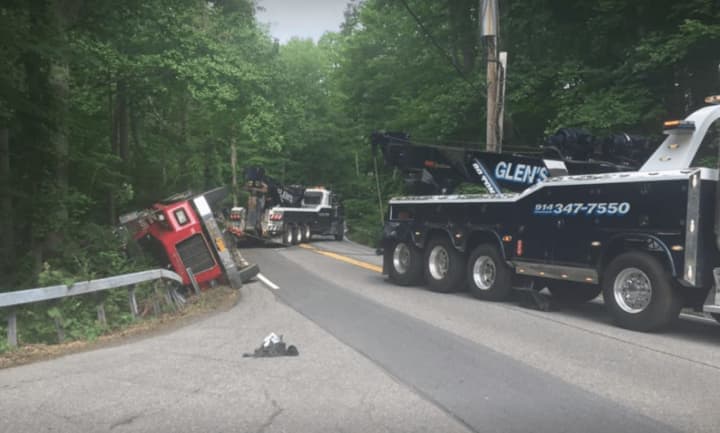 A look at the tractor-trailer crash on Route 134.