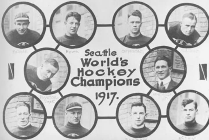 In 1917, the Seattle Metropolitans became the first American-based team to win the Stanley Cup by beating the defending champions, the Montreal Canadiens.