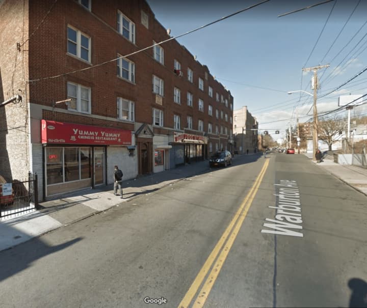 Gunshots rang out at 369 Warburton Avenue in Yonkers Tuesday night.