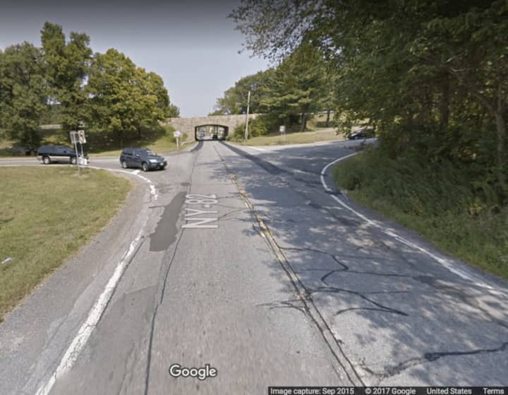 Route 82 near the junction of the Taconic State Parkway in Hopewell Junction.