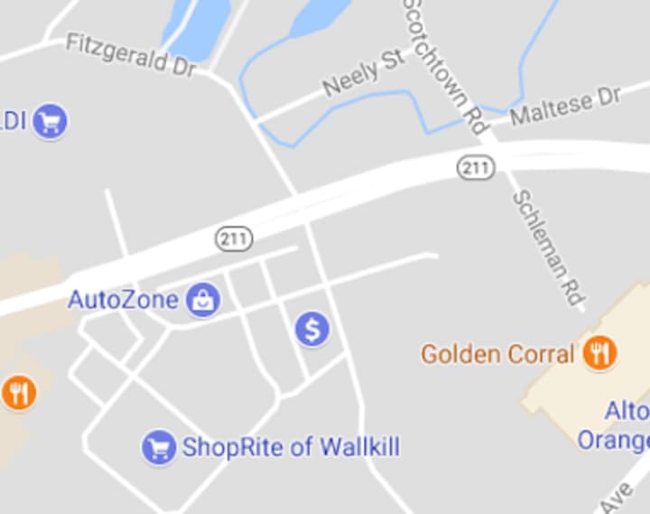 A major accident was reported on Route 211 in Wallkill