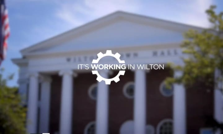 &quot;It&#x27;s Working in Wilton,&quot; a five-minute video, focuses on the town&#x27;s access to transportation, proximity to Boston and New York, and access to a highly educated workforce.