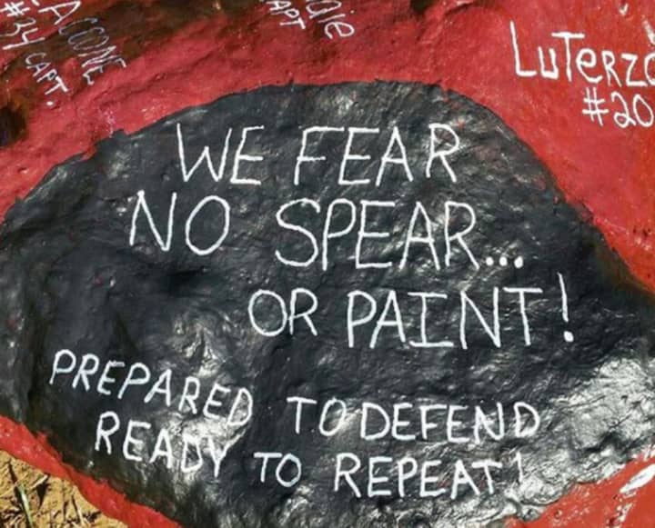 &quot;We fear no spear or paint.&quot;