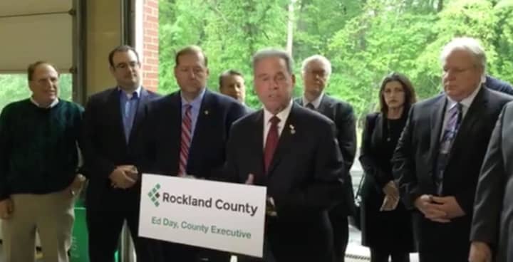 Rockland County Executive Ed Day and other county leaders.