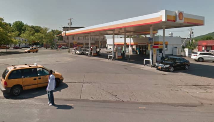A man lit himself on fire at the Shell Gas Station on Broadway in Newburgh.