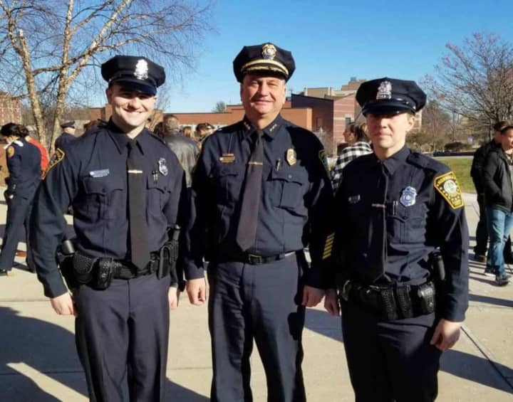 Norwalk Officers Ralph DeVito and Stephanie Howard graduate this week from the POST Academy.