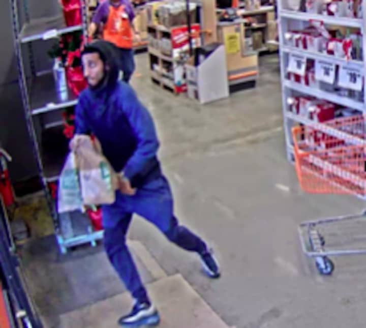 This suspect is wanted in connection with a theft from Home Depot in Fairfield.