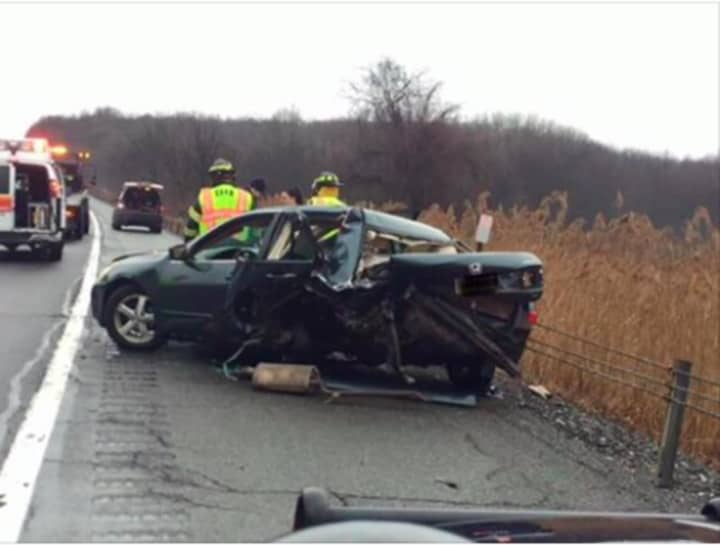 A look at the I-84 crash Sunday in East Fishkill.