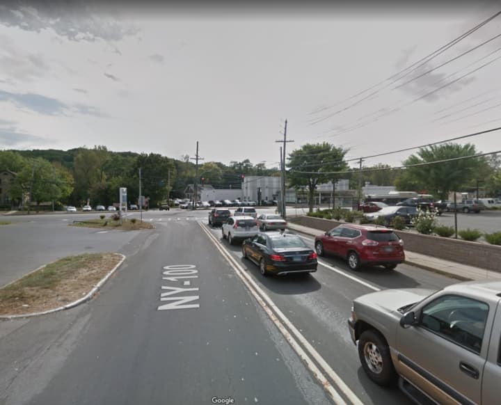Route 100 near the intersection of Route 119 in Greenburgh.