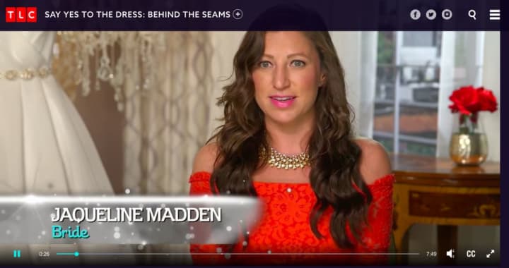 Jacqueline Madden of Mahwah and Wood-Ridge on TLC&#x27;s Say Yes To The Dress.