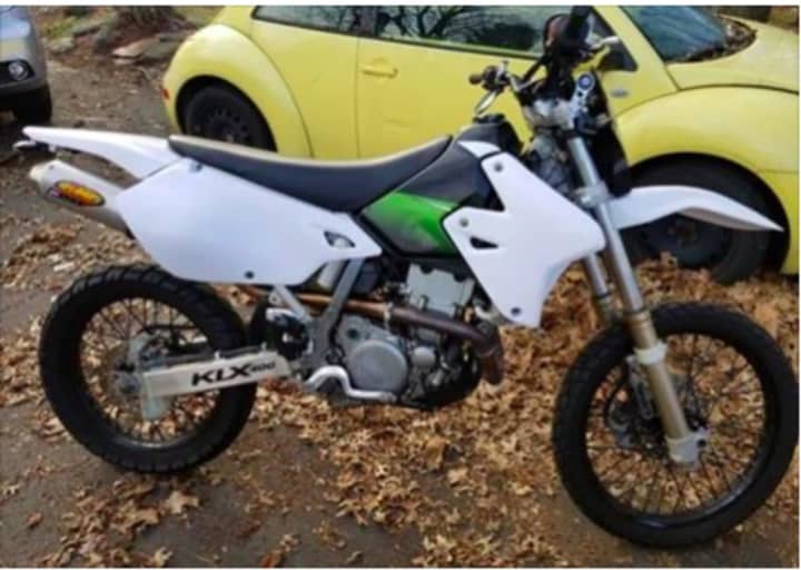 The Ramapo Police Department is seeking the public&#x27;s assistance in locating the stolen motorcycle shown here.