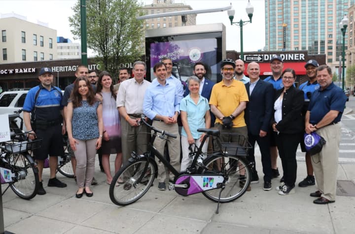 New Rochelle launched the county&#x27;s first bike-sharing program.