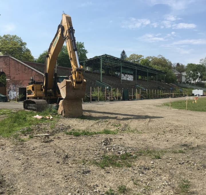 The grandstands are set to be demolished at Memorial Field in Mount Vernon.