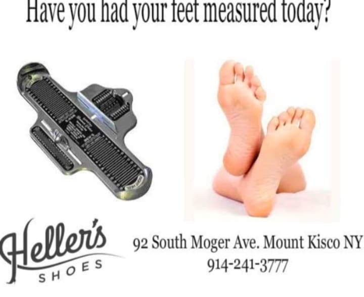 When did you last have your foot measured like this? Heller&#x27;s of Mount Kisco did it every day, but is now closing its Moger Avenue store after 57 years.