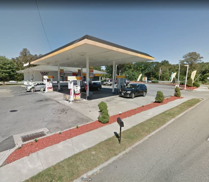 The Shell Gas Station on Main Street in Shrub Oak.