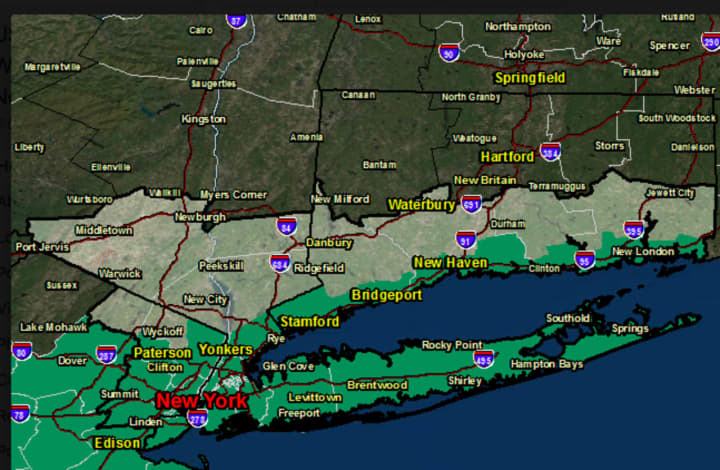 A Flash Flood Watch is in effect for southern-most parts of the area, including southern Westchester and coastal Fairfield County, overnight into Friday afternoon.
