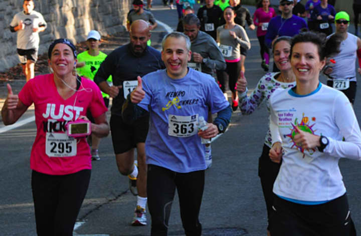 Participants at the 2017 Healing Half Marathon which runs along the Bronx River Parkway.