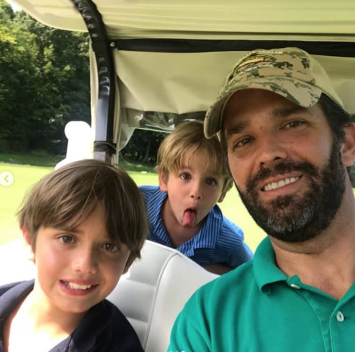 Donald Trump Jr. was in Westchester at Trump National in Briarcliff Manor last weekend and posted this and several other photos on social media.