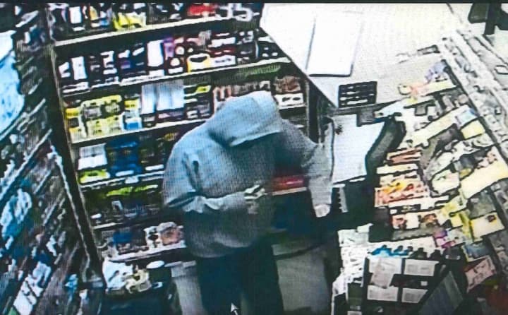 State police are looking for a man who has robbed four gas stations.
