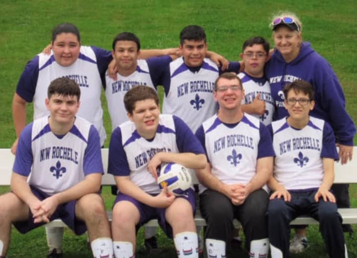 The New Rochelle Special Olympic Team shined in its first event.