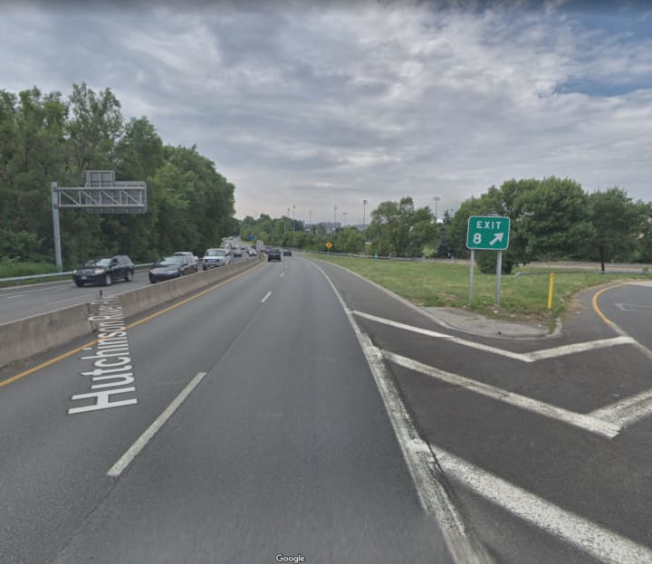 The Hutchinson River Parkway near Sandford Boulevard in Mount Vernon.